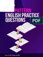 New Pattern: English Practice Questions