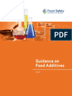 Guidance On Food Additives.