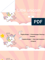Little unicorn cartoon education