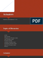 Actuators: Submitted By: Khaled Mahmoud (1721138)