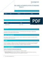 Data Access and User Authentication Policy