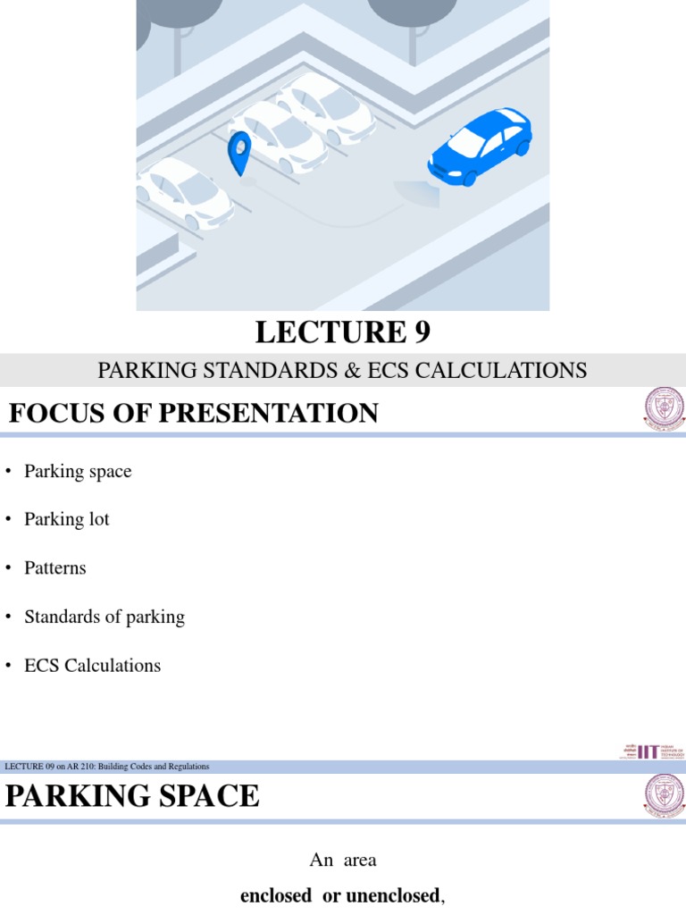 ECS Parking Standards and Calculations | PDF | Parking | Traffic