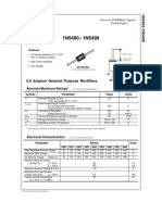 3.0 Ampere General Purpose Rectifiers: Absolute Maximum Ratings