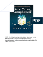 Gece Yarısı Kütüphanesi (Matt Haig)