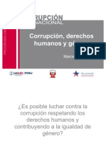 Derechos Humanos, Género y Corrupción