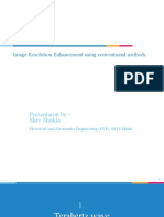 Topic - : Image Resolution Enhancement Using Conventional Methods