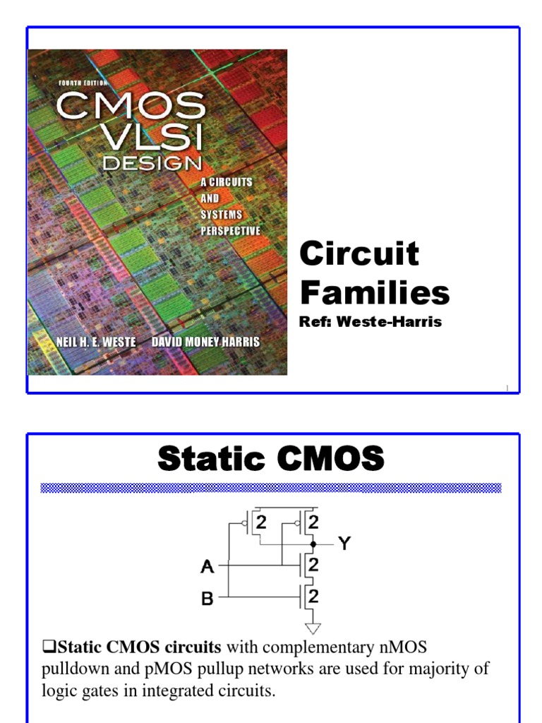 Circuit Families Ref WesteHarris PDF Cmos Logic Gate