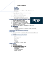 Types of Ethical Approaches