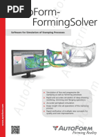 Autoform-Formingsolver: Software For Simulation of Stamping Processes