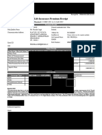 Life Insurance Premium Receipt: Personal Details