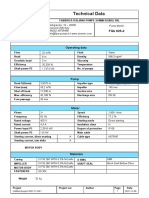 Technical Data Sheet for FGb 625-2 Submersible Pump