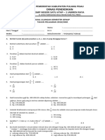 Soal Ulangan SMT Genap Kls VII