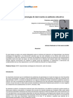 Psicologiapdf 181 Hiperactividad Estrategias de Intervencion en Ambientes Educativos