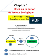 Cours Ecologie S3 Chapitre 1B