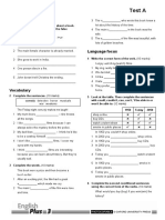 Unit 7 Test A: Listening