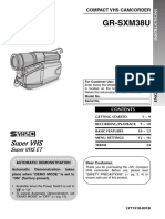JVC GR Sxm38u Manual de Usuario