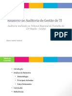 Auditoria TI TRT 23a Região