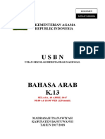 5.layout Soal Usbn - Bahasa Arab Ix-K.13