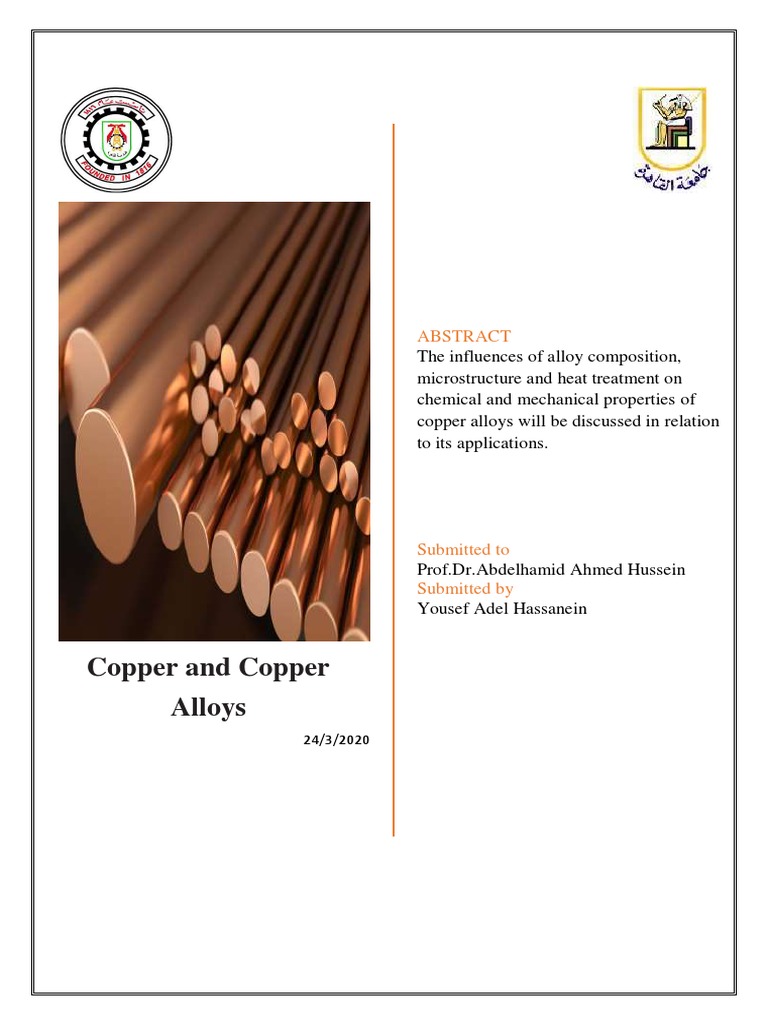 Copper and Copper Alloys PDF Alloy Copper