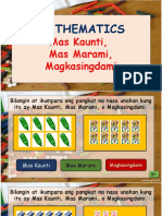 Mas Kaunti, Mas Marami, Magkasingdami