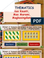 Mas Kaunti, Mas Marami, Magkasingdami