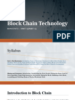 3) Unit - 1 - P1 - Block Chain Technology