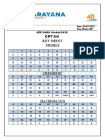 CPT-04 Key Sheet: Physics