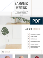 Academic Writing Pertemuan 01 2022