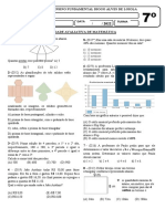 ESCOLA DE ENSINO FUNDAMENTAL DIOGO ALVES DE LOIOLA ATIVIDADE AVALIATIVA DE MATEMÁTICA