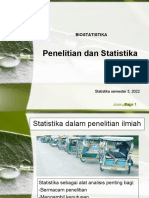 2022-1. Statistika Dalam Penelitian Ilmiah - Biologi