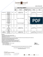 Daftar Harga TARKETT: Jakarta, 04 Februari 2022