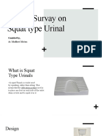 Market Survey on Squat Type Urinals