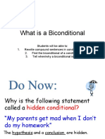 Biconditional Explained