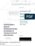 Chief Seattle's Speech - Workbook - Textbook Solution of Treasure Trove of Short Stories - ICSE HUB