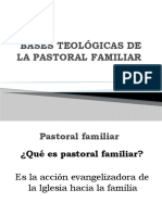 Bases Teológicas de La Pastoral Familiar