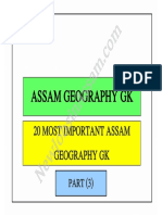 Assam Geography GK PDF Part 3