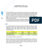 Teori: Tugas Kelompok 1-Week 4 - Sesi 5 MGMT6159 - Operational Management