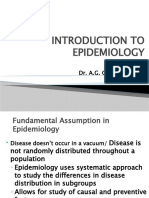Com 202 - 321 Introduction To Epidemiology - Com 202