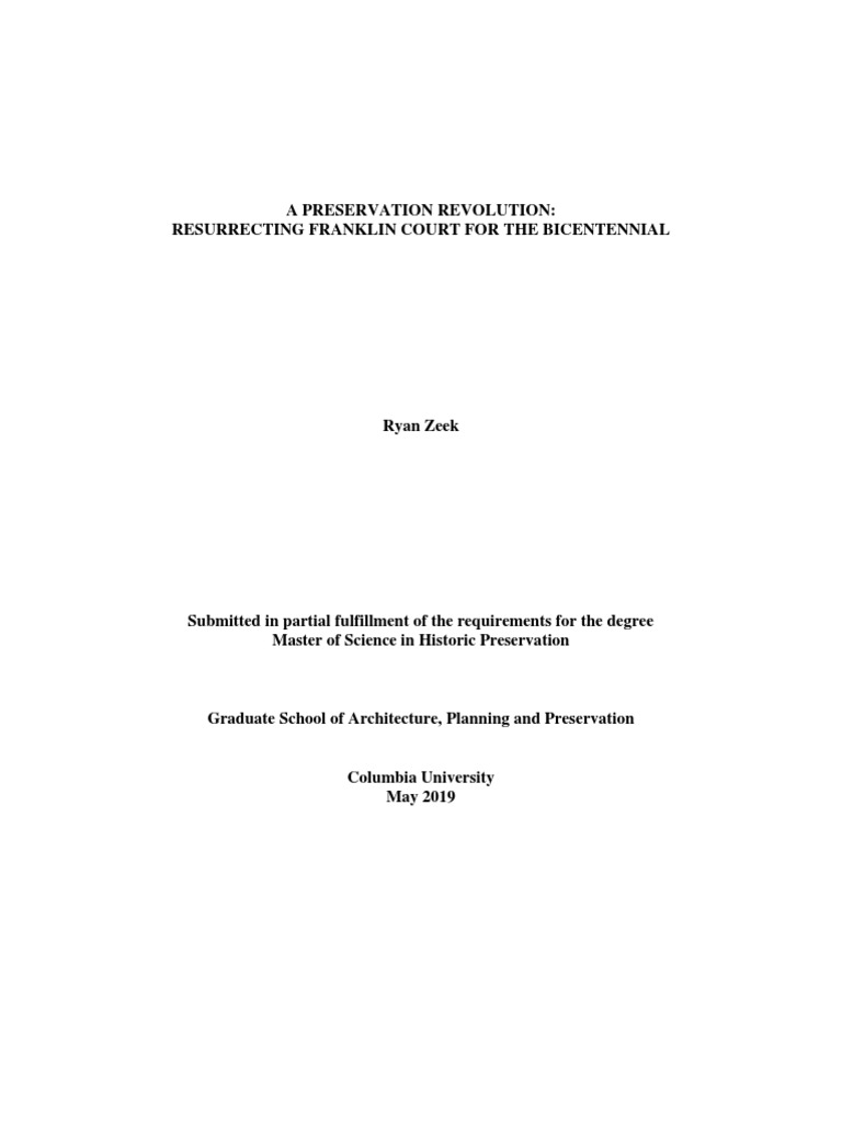 benjamin franklin thesis statement