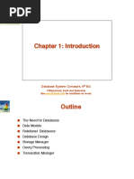 Chapter 1: Introduction: Database System Concepts, 6 Ed