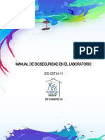 Sig-Sst-M-11 Manual de Bioseguridad Laboratorio