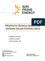 Proposta Técnica Comercial Sistema Solar Fotovoltaico: Potência: 17.8 KWP Cliente: Cliente Local: Moreno - Pe