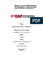 Universidad Alas Peruanas: Facultada de Ingenieria Y Arquitectura
