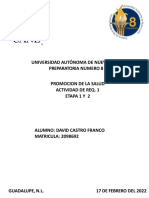 Promocion de La Salud Act - Req .1 Etapa 1 Y2