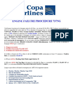 Engine Failure Procedure Copa 737 NG