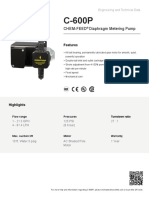 Chem-Feed Diaphragm Metering Pump: Features
