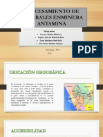 2.0 Procesamiento de Minerales Antamina