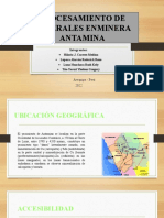 2.0 Procesamiento de Minerales Antamina