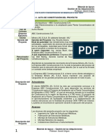 MAT - GDA - Acta de Constitución