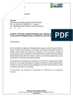 Informe Concejo de Soledad 2020